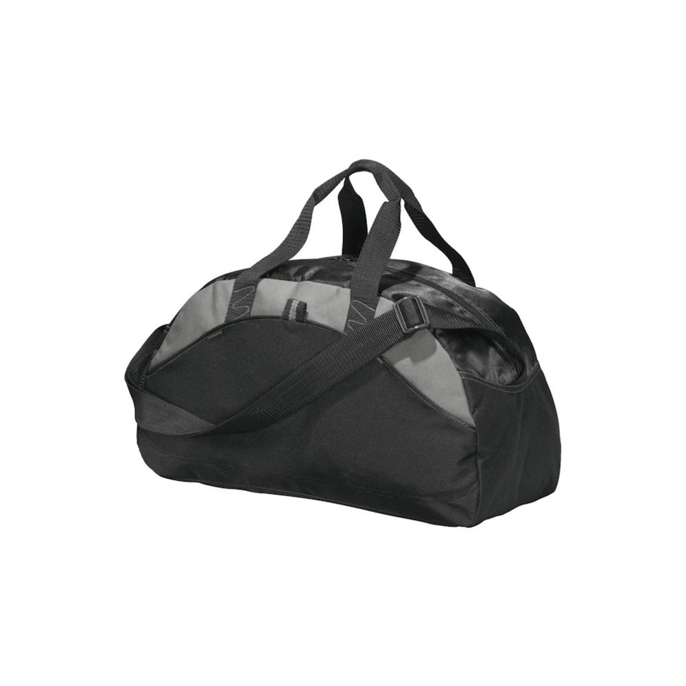 NWOT Black Polyester Canvas Duffel Bag